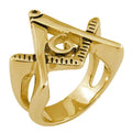 Gold masonic ring